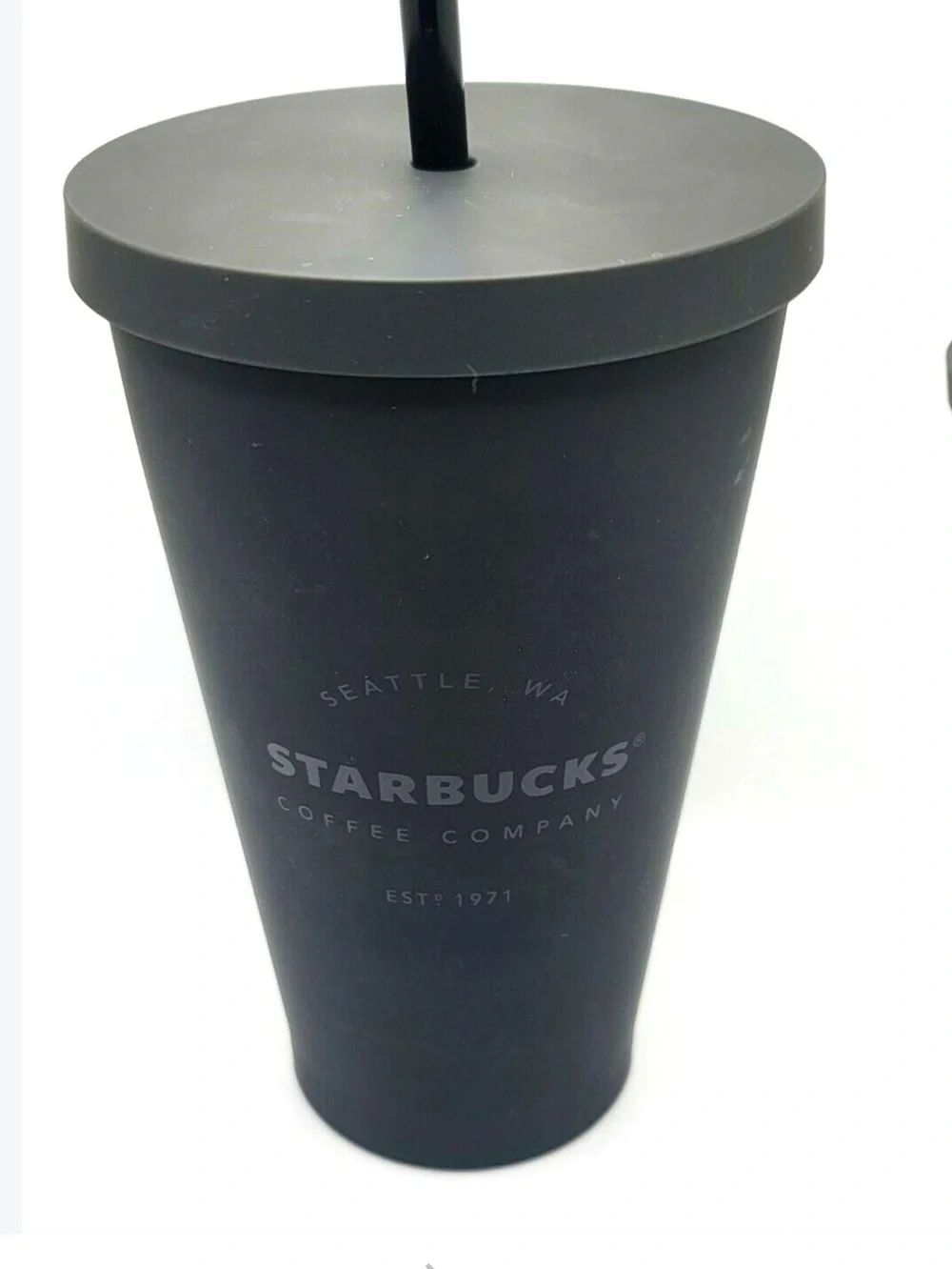 Starbucks Matte Tumbler Cup with Lid and Straw Tumbler 16oz